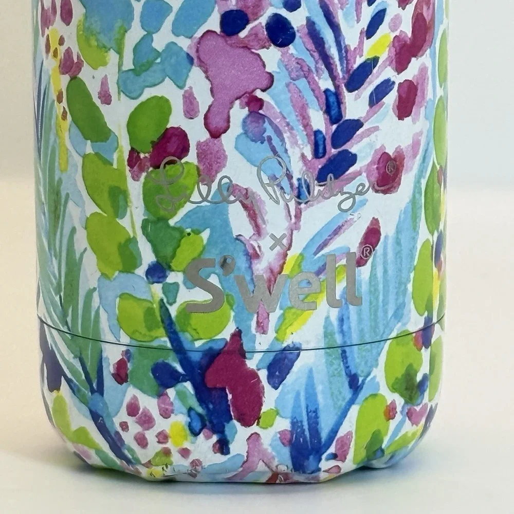 Swell x Lilly Pulitzer‎ Catch The Wave 2010 17oz Insulated Water Bottle Steel